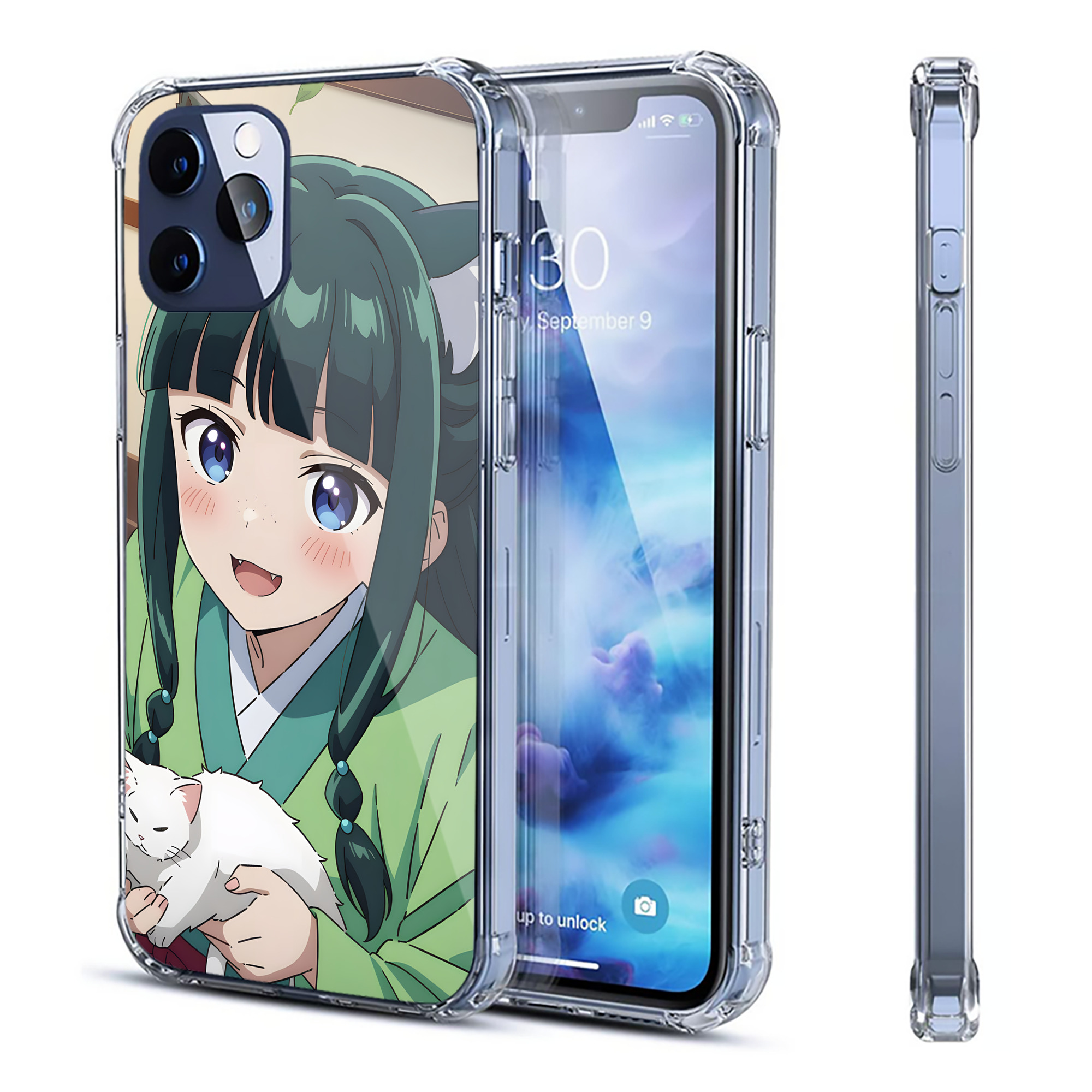 （画像用） 薬屋のひとりごと The Apothecary Diaries 【iPhone 12シリーズ対応】透明スマホケース（クリアソフトケース）